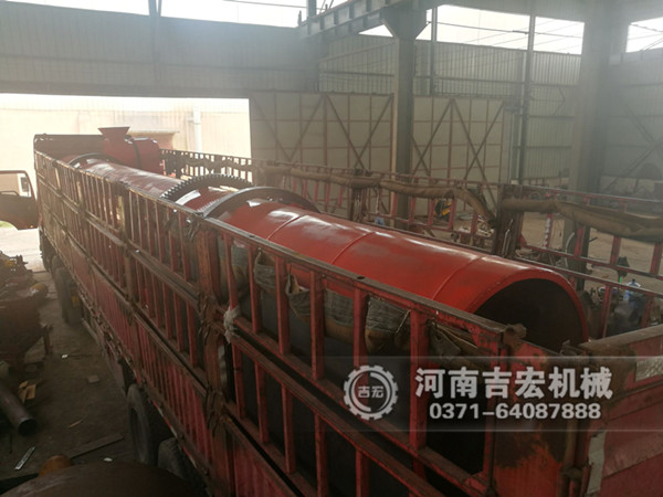 1.2米&times;12米沙子烘干機發往陜西延安